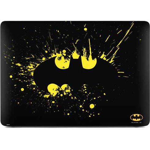 DC Comics Batman Logo Yellow Splash Apple MacBook Air Skin