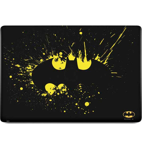 DC Comics Batman Logo Yellow Splash MacBook Skins