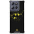 DC Comics Batman Logo Yellow Splash Moto G 5G (2025) Clear Case