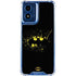 DC Comics Batman Logo Yellow Splash Moto G Play 4G (2024) Clear Case