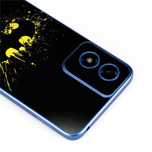 DC Comics Batman Logo Yellow Splash Moto G Play 4G (2024) Skin