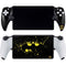 DC Comics Batman Logo Yellow Splash PlayStation Portal Remote Player Skin