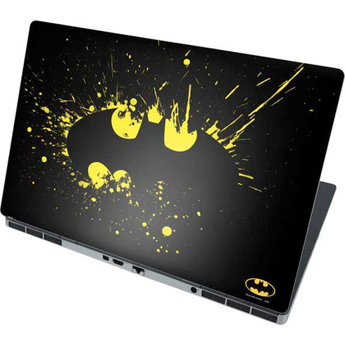 DC Comics Batman Logo Yellow Splash Dell Precision Skin