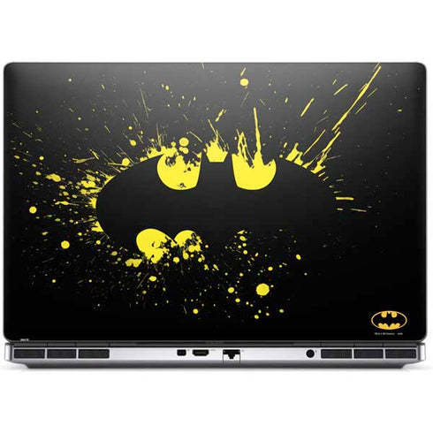 DC Comics Batman Logo Yellow Splash Dell Precision Skin