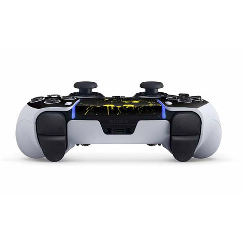DC Comics Batman Logo Yellow Splash PS5 DualSense Edge Pro Controller Skin