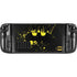 DC Comics Batman Logo Yellow Splash Steam Deck Handheld Gaming Computer OLED Skin