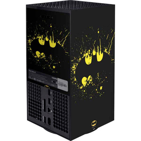 DC Comics Batman Logo Yellow Splash XBox Series X Digital Edition Bundle Skin