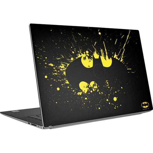 DC Comics Batman Logo Yellow Splash Dell XPS Skin