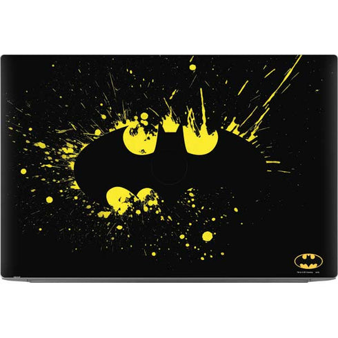 DC Comics Batman Logo Yellow Splash Dell XPS Skin