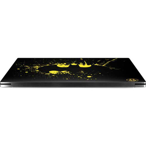 DC Comics Batman Logo Yellow Splash Dell XPS Skin
