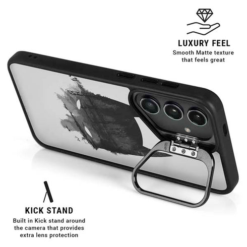 DC Comics Batman Mask Art Galaxy S25 Plus Kickstand Case