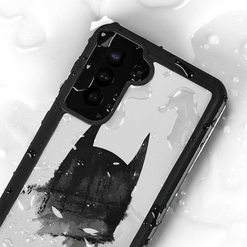 DC Comics Batman Mask Art Galaxy S24 Plus Waterproof Case