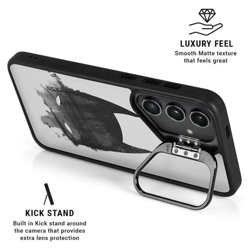 DC Comics Batman Mask Art Galaxy S26 Kickstand Case