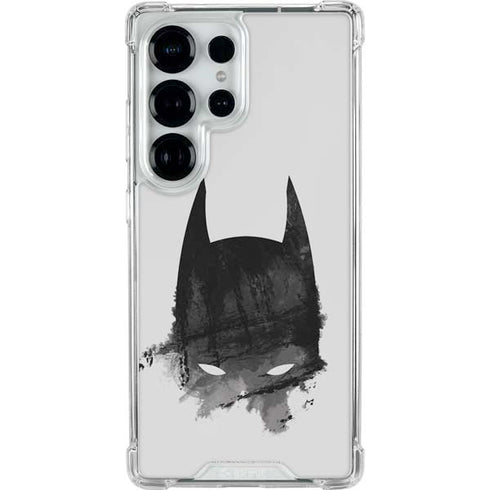 DC Comics Batman Mask Art Galaxy S26 Ultra Clear Case