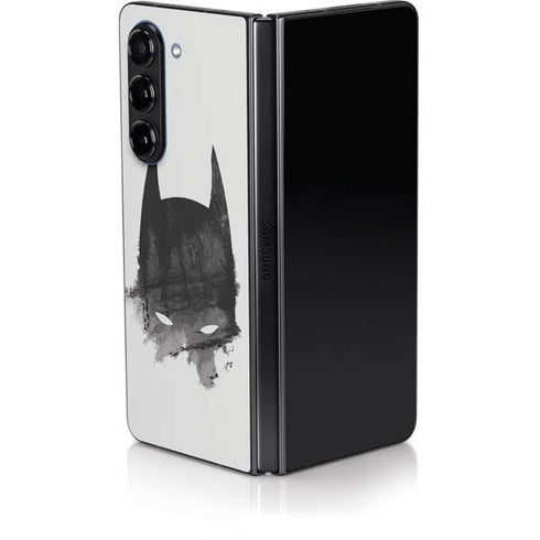 DC Comics Batman Mask Art Galaxy Z Fold5 5G Skin