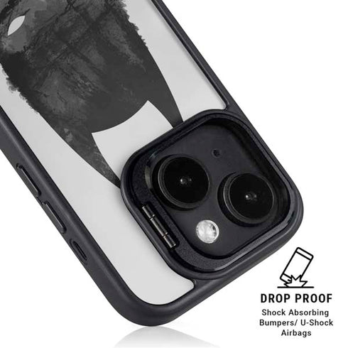 DC Comics Batman Mask Art iPhone 14 Plus Kickstand Case