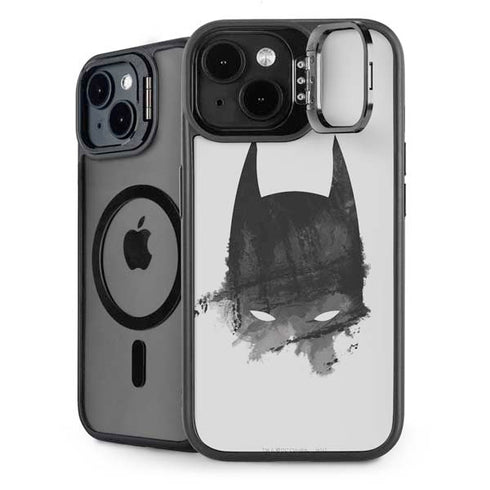 DC Comics Batman Mask Art iPhone 15 Kickstand Case