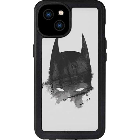 DC Comics Batman Mask Art iPhone 15 Plus Waterproof Case