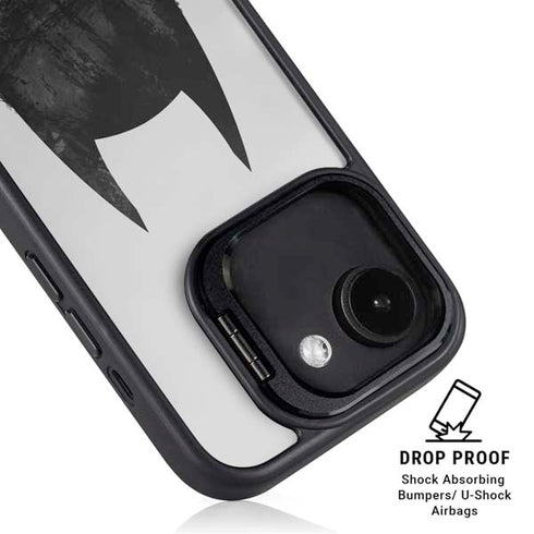 DC Comics Batman Mask Art iPhone 16e Kickstand Case