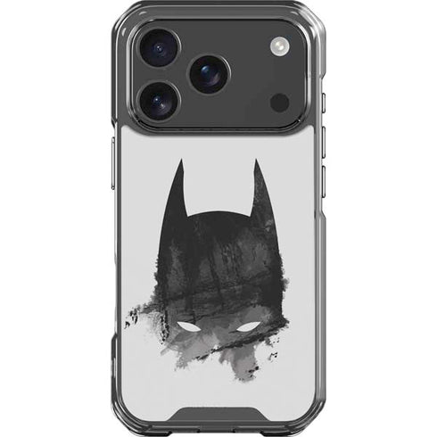 DC Comics Batman Mask Art iPhone 18 Pro Clear Case