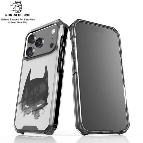 DC Comics Batman Mask Art iPhone 18 Pro Clear Case