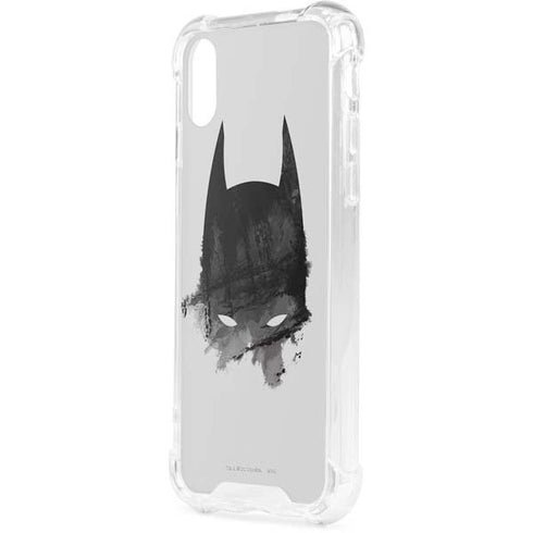 DC Comics Batman Mask Art iPhone XS Clear Case