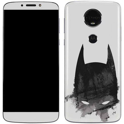 DC Comics Batman Mask Art Moto E5 Plus Skin