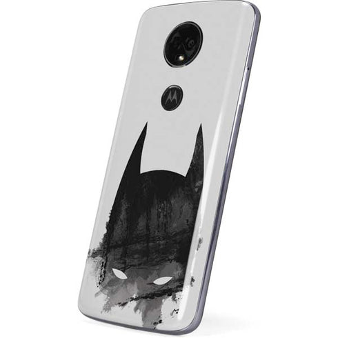 DC Comics Batman Mask Art Moto E5 Plus Skin