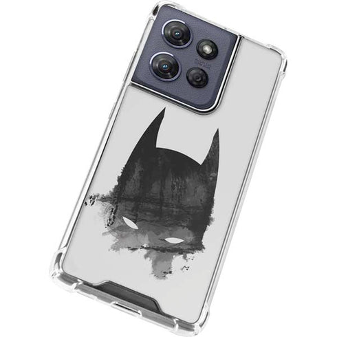 DC Comics Batman Mask Art Moto G 5G (2025) Clear Case