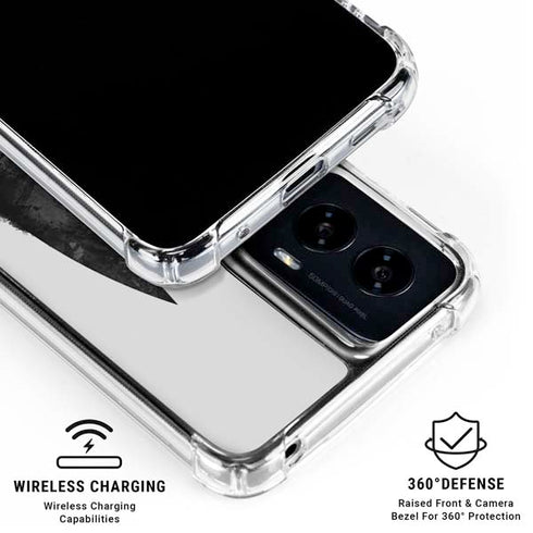 DC Comics Batman Mask Art Moto G Power 5G (2024) Clear Case