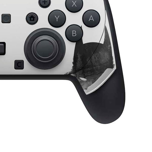 DC Comics Batman Mask Art Nintendo Switch 2 (2025) Pro Controller Skin