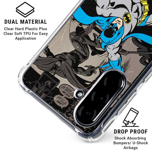 DC Comics Batman Classic Art Galaxy A36 5G Clear Case