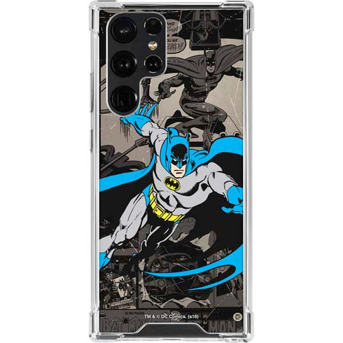 DC Comics Batman Classic Art Galaxy S23 Ultra Clear Case
