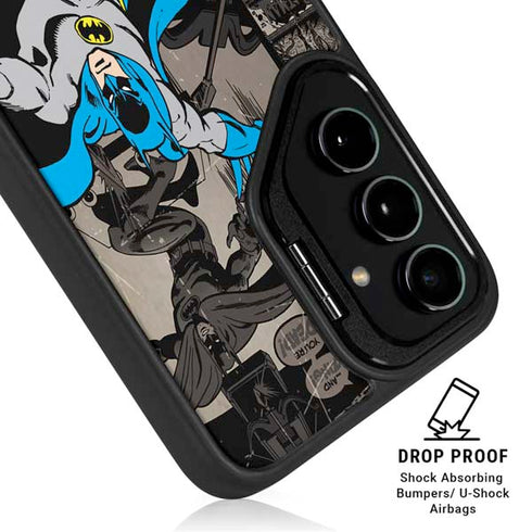 DC Comics Batman Classic Art Galaxy S24 FE Kickstand Case