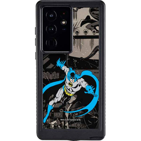 DC Comics Batman Classic Art Galaxy S24 Ultra Waterproof Case