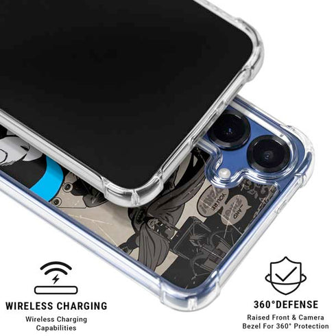 DC Comics Batman Classic Art Galaxy S25 FE Clear Case