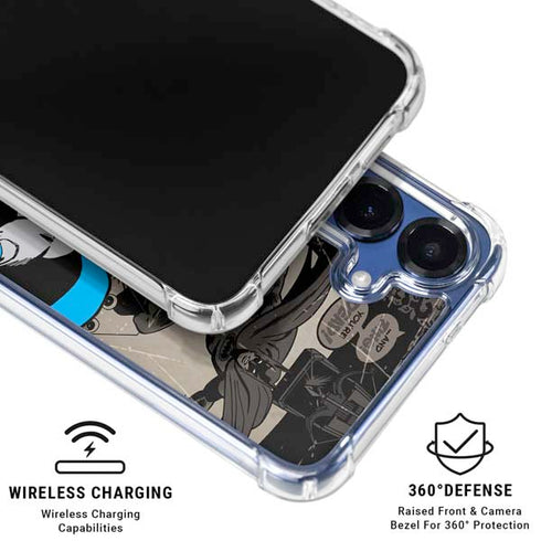 DC Comics Batman Classic Art Galaxy S25 Plus Clear Case