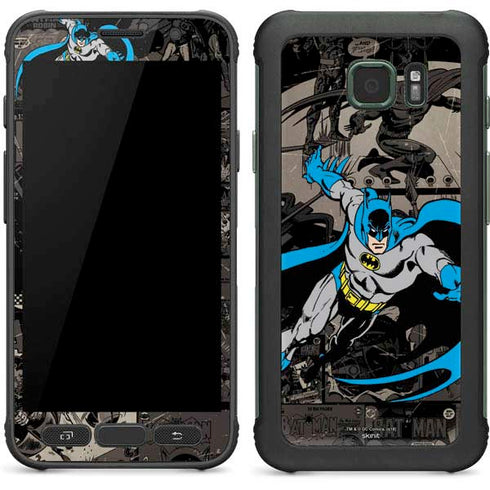 DC Comics Batman Classic Art Galaxy S7 Active Skin