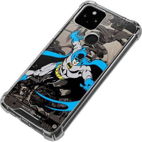 DC Comics Batman Classic Art Google Pixel 5 Clear Case