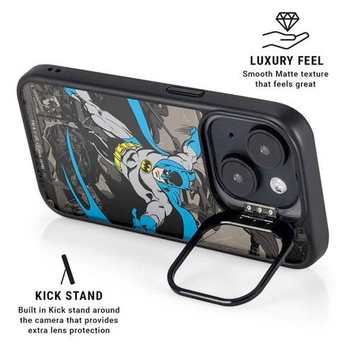 DC Comics Batman Classic Art iPhone 14 Plus Kickstand Case