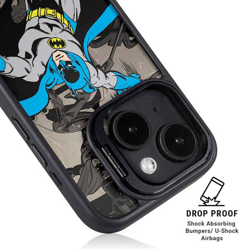 DC Comics Batman Classic Art iPhone 14 Plus Kickstand Case