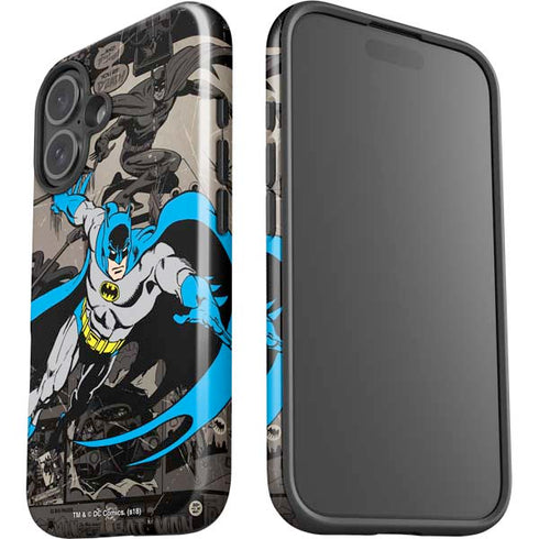 DC Comics Batman Classic Art iPhone 16 Impact Case