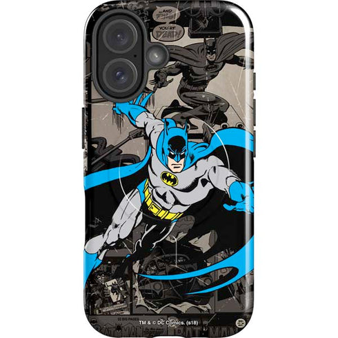 DC Comics Batman Classic Art iPhone 16 Magsafe Impact Case