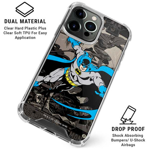 DC Comics Batman Classic Art iPhone 16 Pro Clear Case