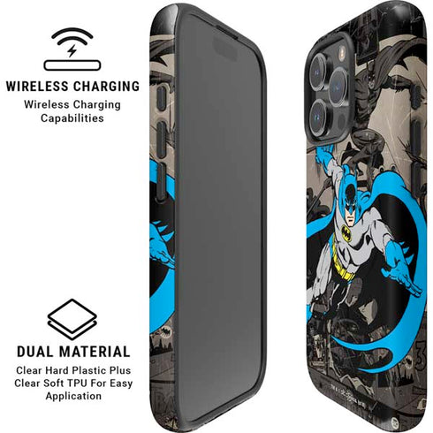 DC Comics Batman Classic Art iPhone 16 Pro Max Magsafe Impact Case