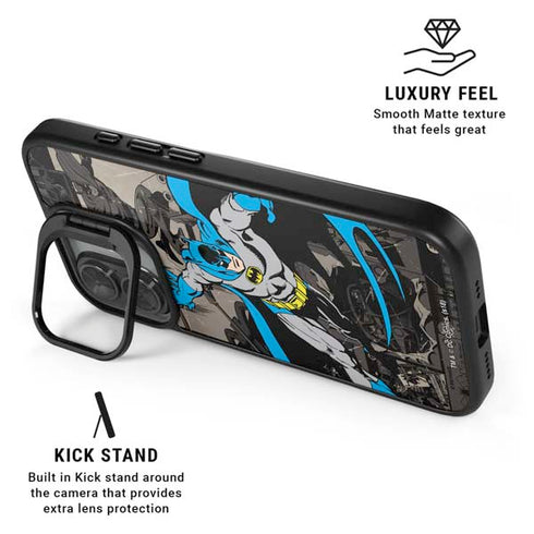 DC Comics Batman Classic Art iPhone 17 Kickstand Case