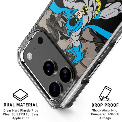 DC Comics Batman Classic Art iPhone 17 Pro Clear Case