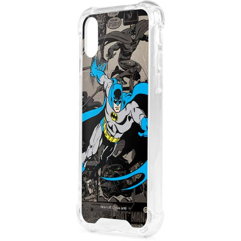 DC Comics Batman Classic Art iPhone XS Clear Case