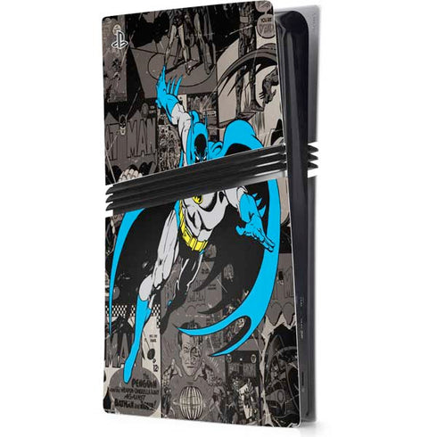 DC Comics Batman Classic Art PS5 Pro Console Skin