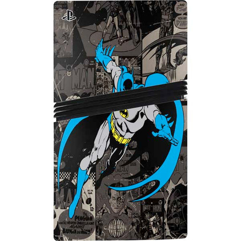 DC Comics Batman Classic Art PS5 Pro Console Skin